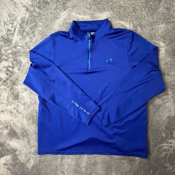 Under Armour Pullover Mens XXL Royal Loose Fit Thermal Comfort Style - Picture 1 of 11